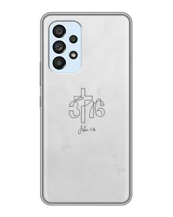 Чохол для Samsung Galaxy A33 (5G) з картинкою «Івана 3:16 Хрест»