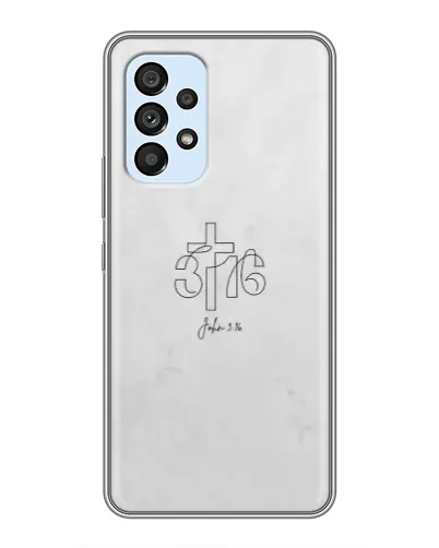 Чохол для Samsung Galaxy A33 (5G) з картинкою «Івана 3:16 Хрест» Чохол для Samsung Galaxy A33 (5G) з картинкою «Івана 3:16 Хрест»