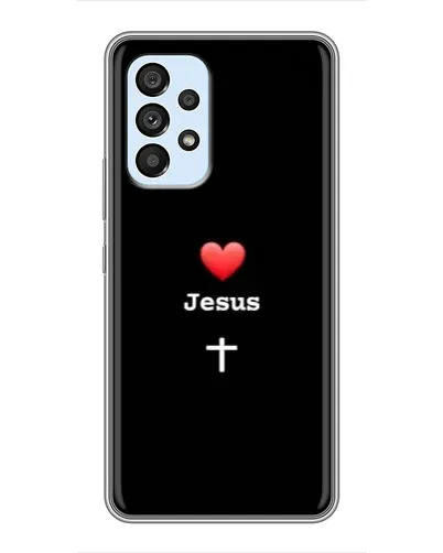 Чохол для Samsung Galaxy A33 (5G) з картинкою «Серце - Jesus» Чохол для Samsung Galaxy A33 (5G) з картинкою «Серце - Jesus»