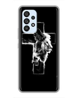 Чохол для Samsung Galaxy A33 (5G) з картинкою «Сяючий хрест Jesus»