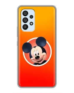 Чехол для Samsung Galaxy A33 (5G) с картинкой «Mickey в круге»
