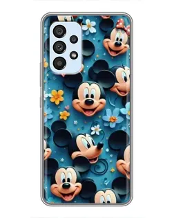 Чехол для Samsung Galaxy A33 (5G) с картинкой «Паттерн Микки и Минни»