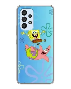 Чехол для Samsung Galaxy A33 (5G) с картинкой «Спанч Боб и Патрик»