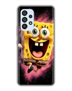 Чехол для Samsung Galaxy A33 (5G) с картинкой «Взрывной Спанч Боб»