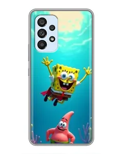 Чохол для Samsung Galaxy A33 (5G) з картинкою «Спанч Боб під водою»