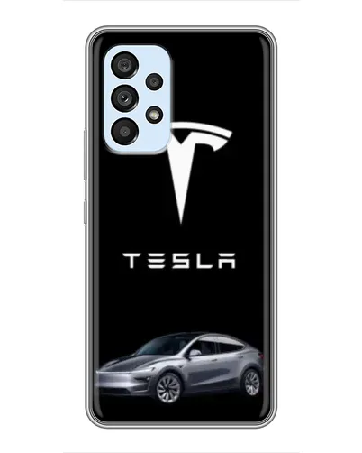 Чехол для Samsung Galaxy A33 (5G) с картинкой «Tesla Model Y»