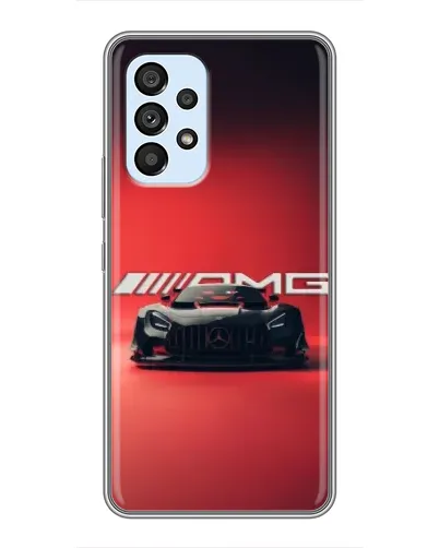 Чехол для Samsung Galaxy A33 (5G) с картинкой «Mercedes AMG — красная линия»
