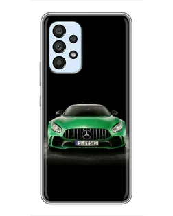 Чехол для Samsung Galaxy A33 (5G) с картинкой «Mercedes — неоновый лого» Чехол для Samsung Galaxy A33 (5G) с картинкой «Mercedes — неоновый лого»