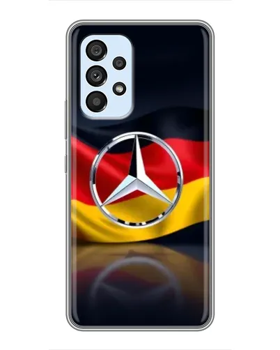 Чехол для Samsung Galaxy A33 (5G) с картинкой «Mercedes — флаг Германии»