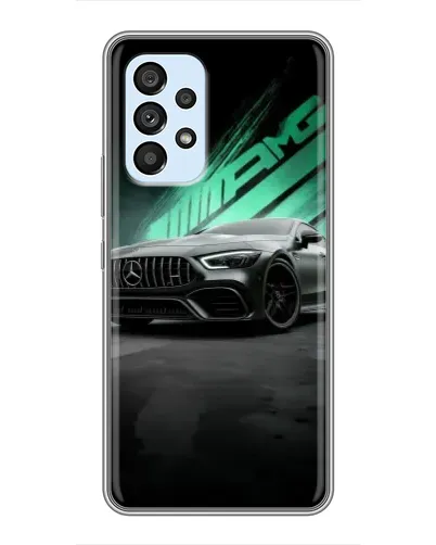 Чехол для Samsung Galaxy A33 (5G) с картинкой «Темный Mercedes AMG»