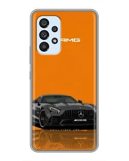 Чехол для Samsung Galaxy A33 (5G) с картинкой «Оранжевый Mercedes AMG» Чехол для Samsung Galaxy A33 (5G) с картинкой «Оранжевый Mercedes AMG»