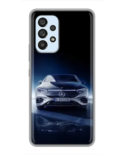 Чехол для Samsung Galaxy A33 (5G) с картинкой «Ночной Mercedes EQ»