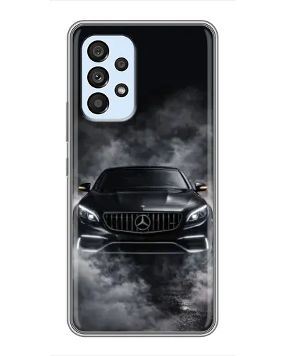 Чехол для Samsung Galaxy A33 (5G) с картинкой «Mercedes в дыму»
