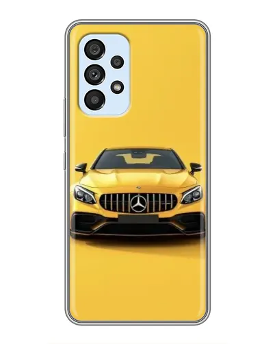 Чехол для Samsung Galaxy A33 (5G) с картинкой «Желтый Mercedes GT»