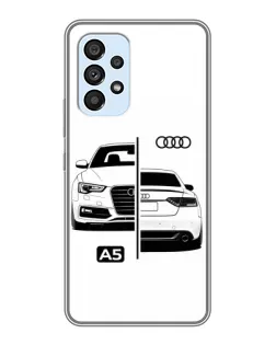 Чехол для Samsung Galaxy A33 (5G) с картинкой «Audi — контрастный дизайн»