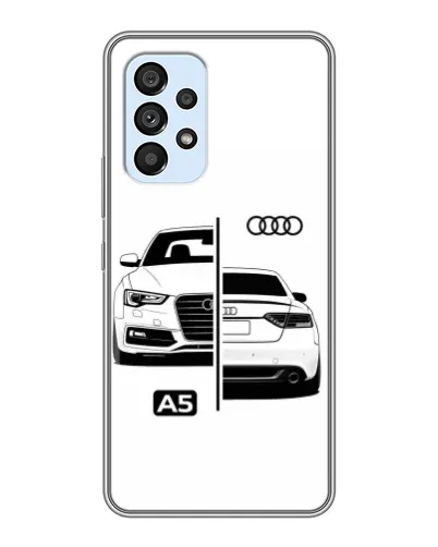 Чехол для Samsung Galaxy A33 (5G) с картинкой «Audi — контрастный дизайн»