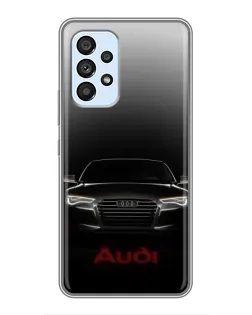 Чехол для Samsung Galaxy A33 (5G) с картинкой «Audi — градиентный контур»