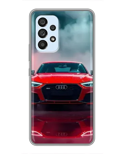 Чехол для Samsung Galaxy A33 (5G) с картинкой «Audi RS — красный стиль»