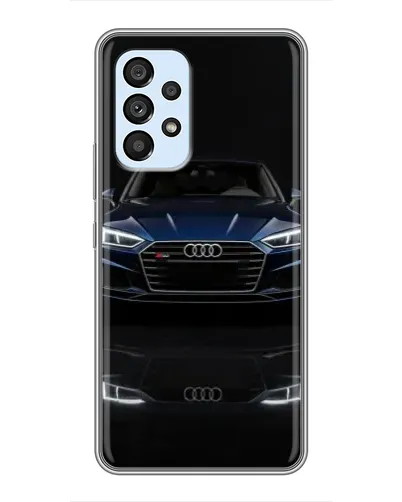 Чехол для Samsung Galaxy A33 (5G) с картинкой «Audi — ночное отражение»