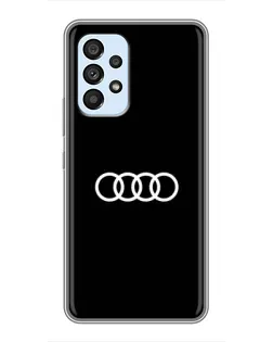 Чехол для Samsung Galaxy A33 (5G) с картинкой «Audi White Logo»