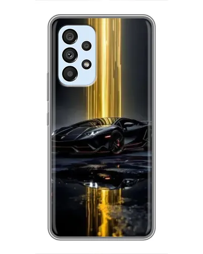 Чехол для Samsung Galaxy A33 (5G) с картинкой «Ночной Lamborghini драйв»