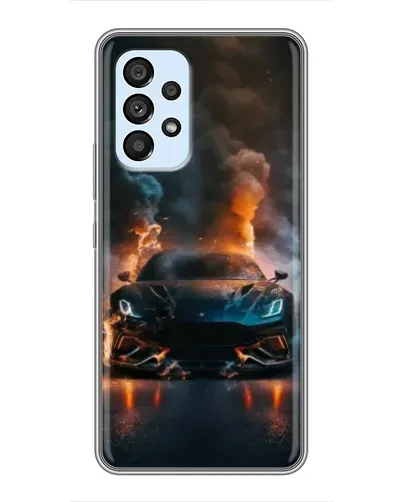 Чехол для Samsung Galaxy A33 (5G) с картинкой «Lamborghini дымная эстетика»