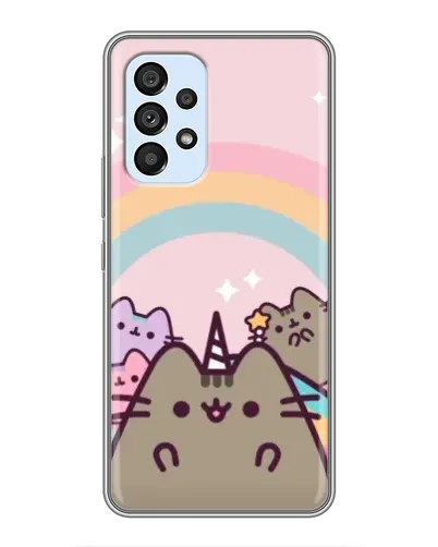 Чехол для Samsung Galaxy A33 (5G) с картинкой «Единорог Pusheen»