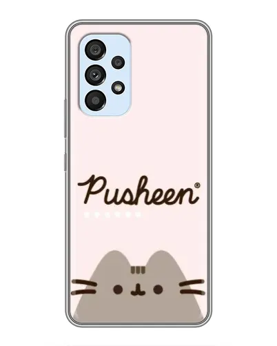 Чехол для Samsung Galaxy A33 (5G) с картинкой «Pusheen логотип»