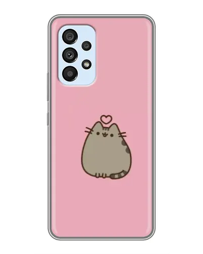 Чехол для Samsung Galaxy A33 (5G) с картинкой «Pusheen сердце»