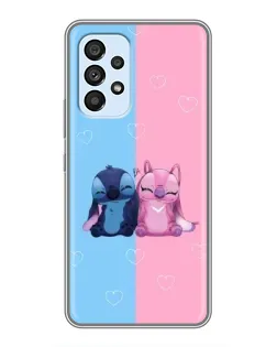 Чохол для Samsung Galaxy A33 (5G) з картинкою «Stitch та Angel Love»