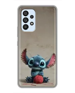 Чохол для Samsung Galaxy A33 (5G) з картинкою «Стіч на чоричневому фоні»