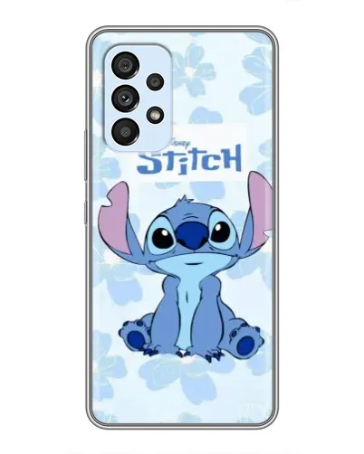 Чохол для Samsung Galaxy A33 (5G) з картинкою «Stitch серед квітів»