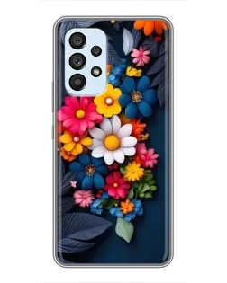 Чехол для Samsung Galaxy A33 (5G) с картинкой «Цветочная феерия»