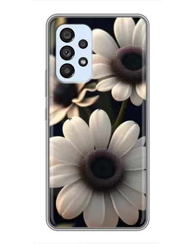 Чехол для Samsung Galaxy A33 (5G) с картинкой «Белые маргаритки макро»