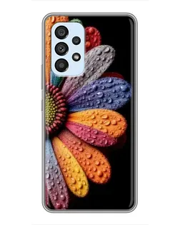 Чехол для Samsung Galaxy A33 (5G) с картинкой «Радужный цветок»