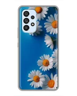 Чехол для Samsung Galaxy A33 (5G) с картинкой «Белоснежные маргаритки»