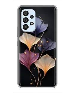 Чехол для Samsung Galaxy A33 (5G) с картинкой «Лиловые цветы грации»