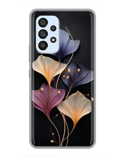 Чехол для Samsung Galaxy A33 (5G) с картинкой «Лиловые цветы грации»