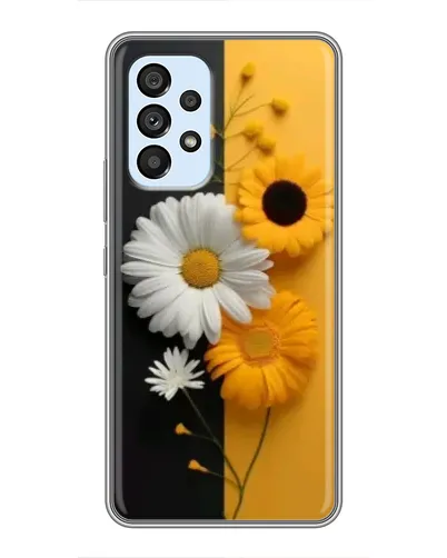 Чехол для Samsung Galaxy A33 (5G) с картинкой «Подсолнух и ромашка»