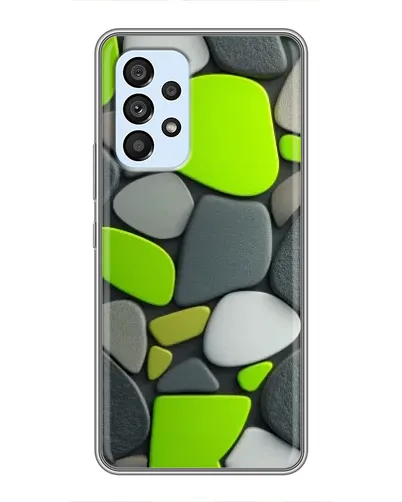 Чехол для Samsung Galaxy A33 (5G) с картинкой «Яркая неоновая галька»