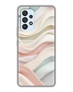 Чехол для Samsung Galaxy A33 (5G) с картинкой «Пастельные нежные волны»