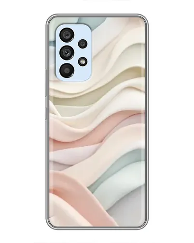 Чехол для Samsung Galaxy A33 (5G) с картинкой «Пастельные нежные волны»