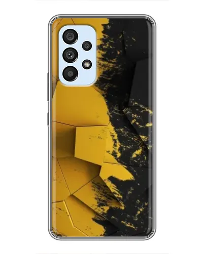 Чехол для Samsung Galaxy A33 (5G) с картинкой «Золотые осколки геометрии»