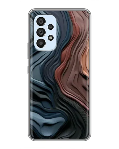 Чехол для Samsung Galaxy A33 (5G) с картинкой «Цветные волны каньона»