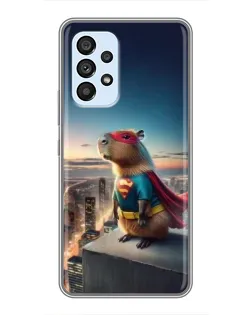 Чехол для Samsung Galaxy A33 (5G) с картинкой «Капи-мен супергерой»