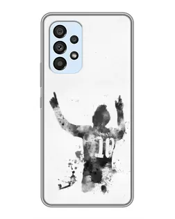 Чехол для Samsung Galaxy A33 (5G) с картинкой «Messi ART»