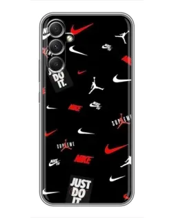 Чехол для Samsung Galaxy A34 с картинкой «Nike Mix Pattern»