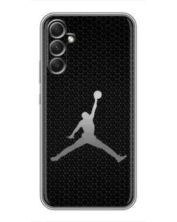 Чехол для Samsung Galaxy A34 с картинкой «Jordan Dark Carbon»