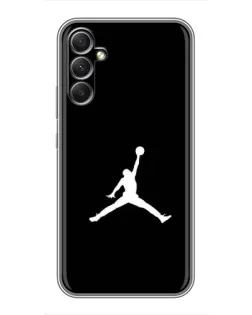 Чехол для Samsung Galaxy A34 с картинкой «Jordan Silhouette»