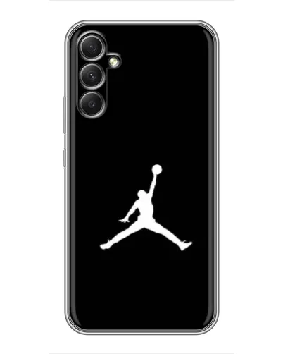 Чехол для Samsung Galaxy A34 с картинкой «Jordan Silhouette»